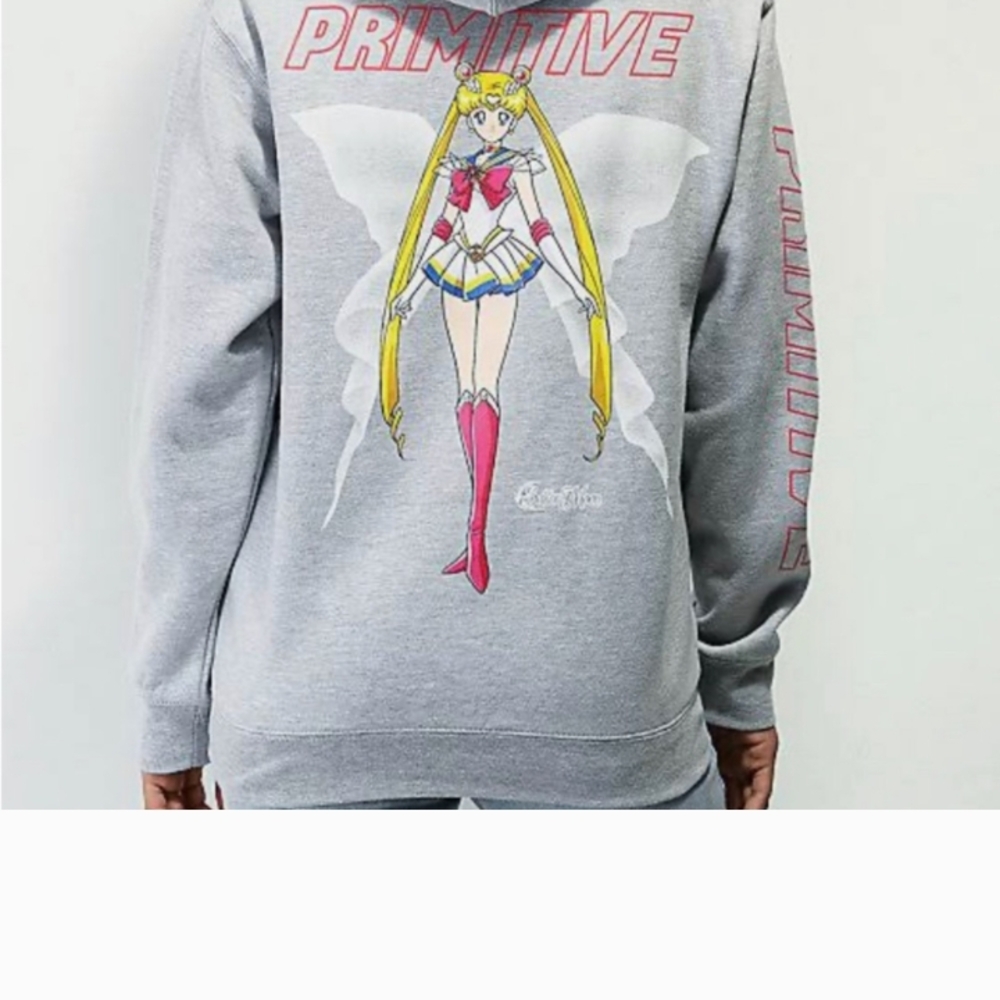 Primitive Gray Graphic Sweatshirt